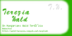 terezia wald business card